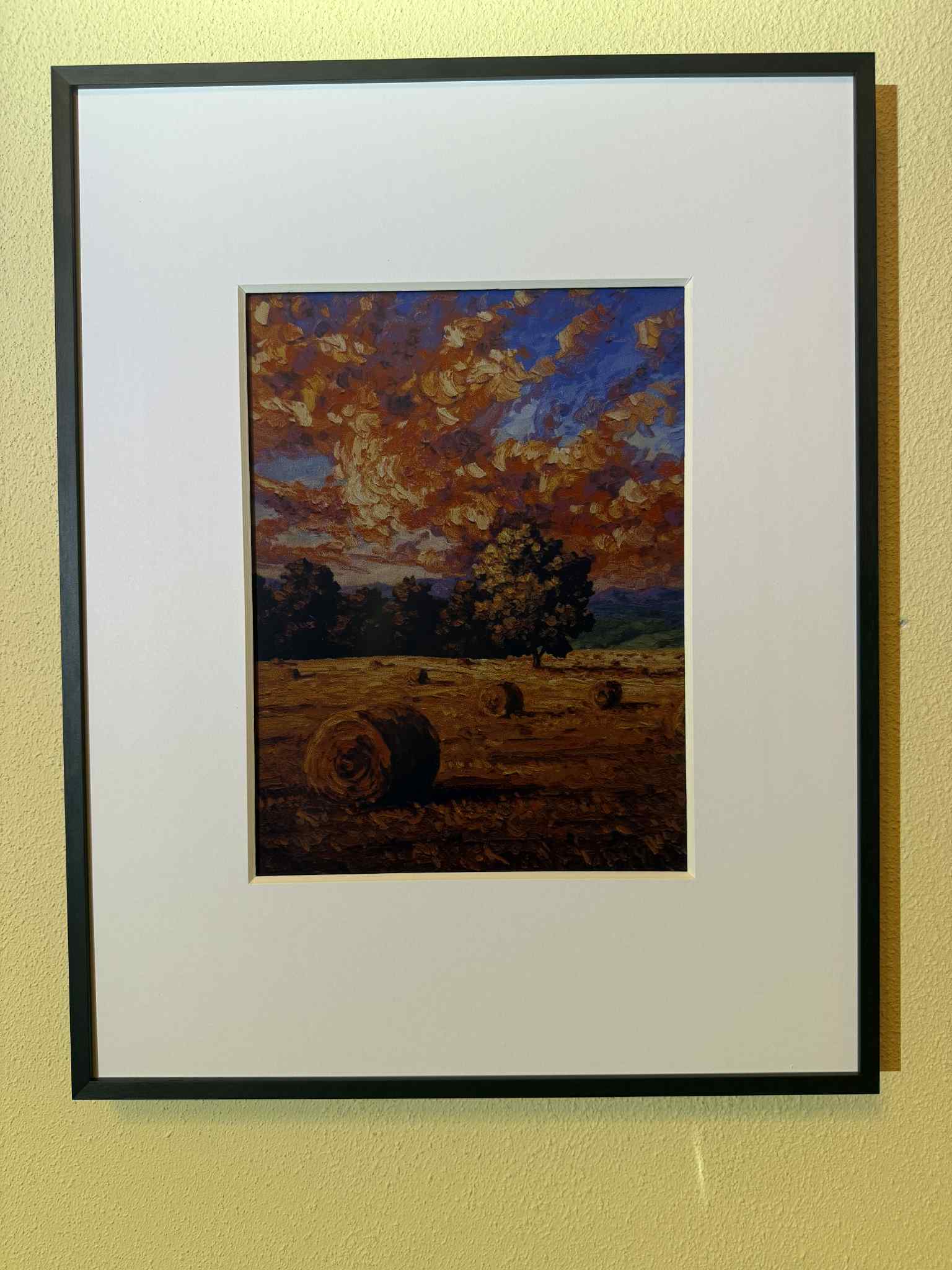 Artwork displayed on the Aluratek ePaper frame