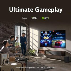 LG C3 OLED TV gameplay