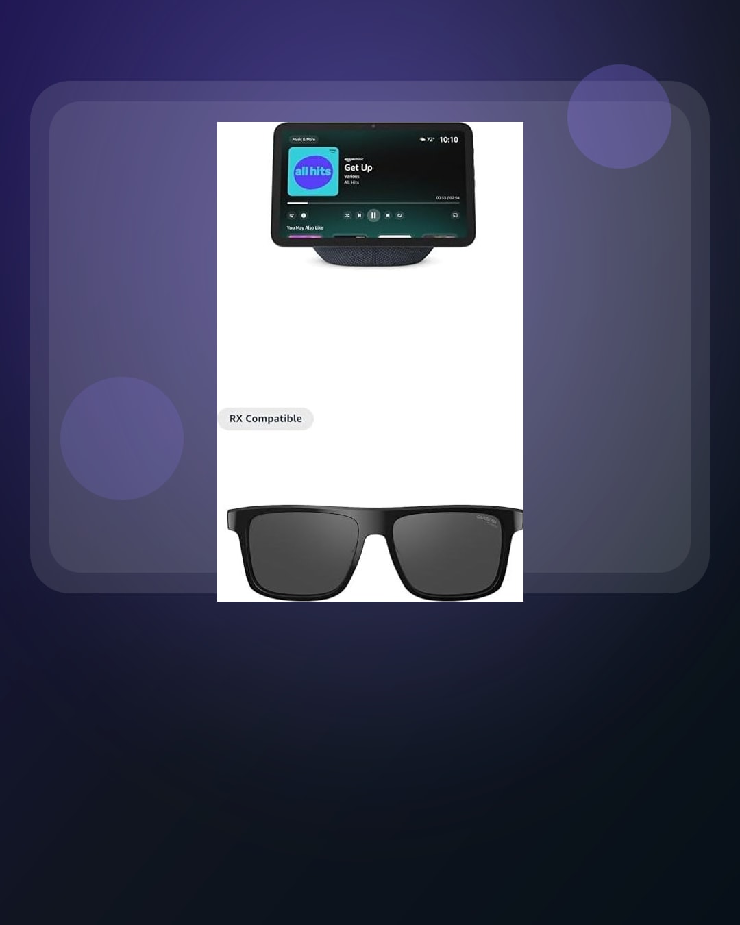 Prime Day 2026 tech deals watchlist Echo Show 8 + Carrera Smart Glasses bundle visual