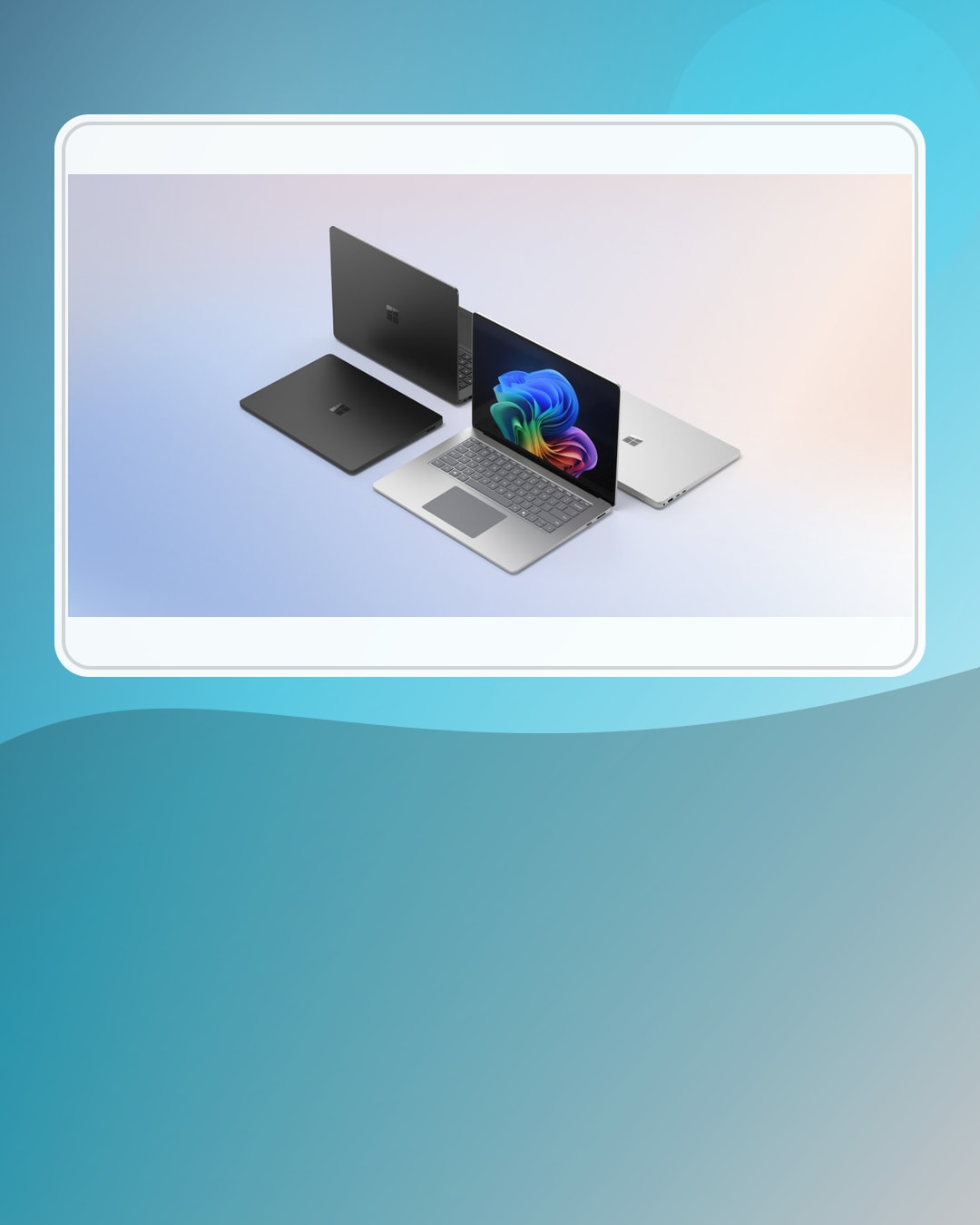 Surface Laptop Copilot+ PC image in a BTI layout for a Windows Recall privacy check