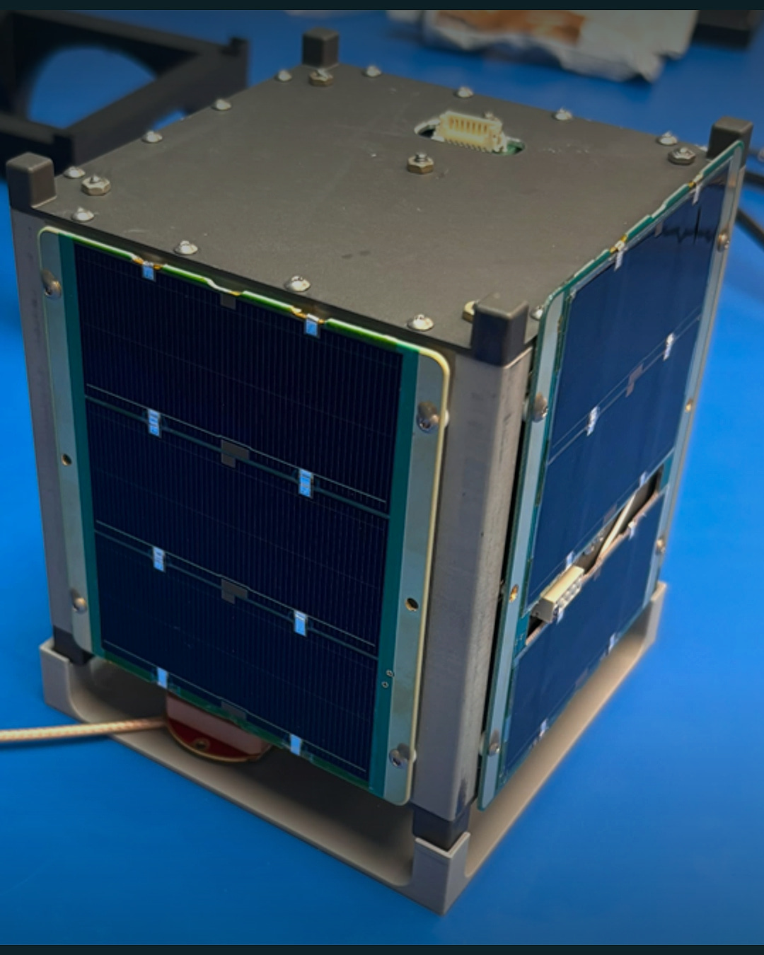 City Labs BOHR CubeSat assembly carrying the NanoTritium betavoltaic demonstration payload